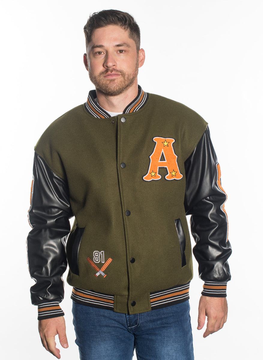 BADHOP COLEGE JACKETジャケット BHJ-02-OLIVE-BLK_1200x1200.jpg