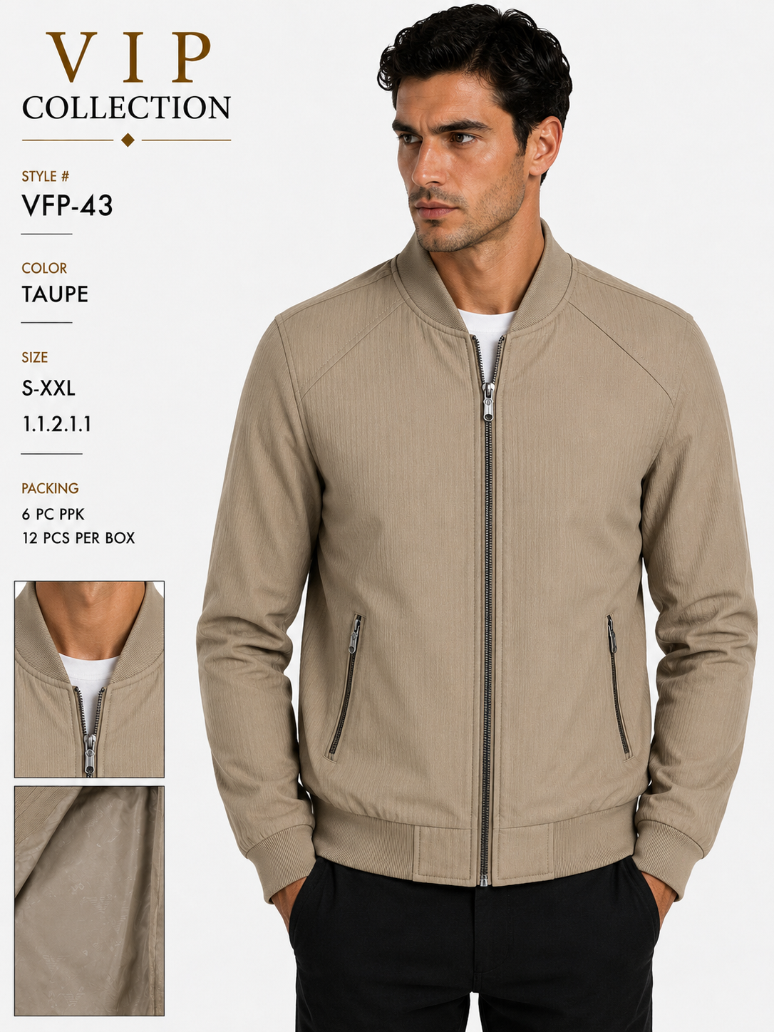 VFP-43 VIP COLLECTION JACKET- PER PREPACK