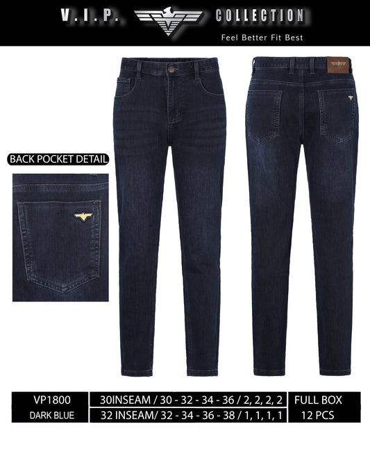 VP1800 - VIP COLLECTION FANCY DENIM - PER PREPACK
