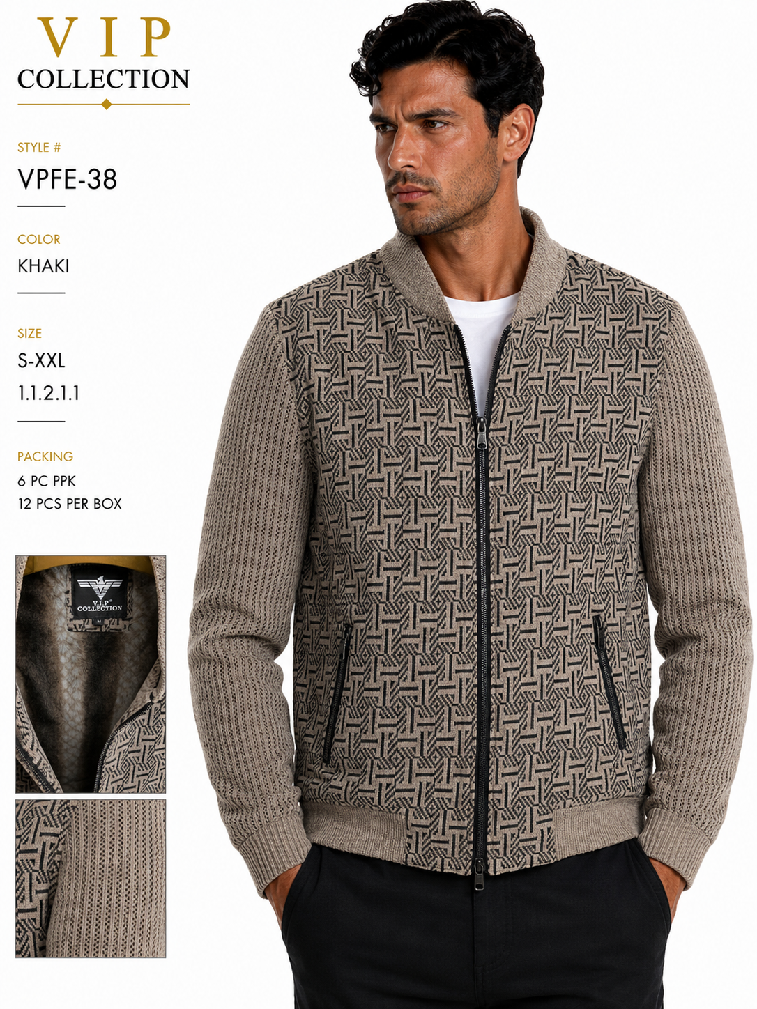 VPFE-38 VIP COLLECTION JACKET- PER PREPACK