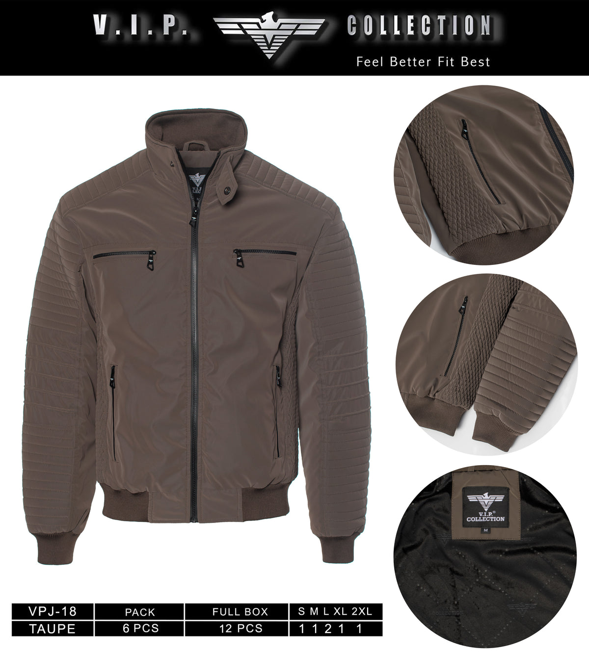 VPJ-18 VIP COLLECTION JACKET - PER PREPACKS