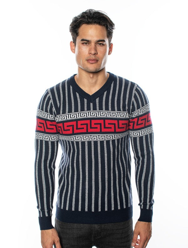 VSWV-2 GG Collection Men's Elegant Knit Sweater 8 PACK