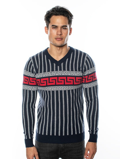 VSWV-2 GG Collection Men's Elegant Knit Sweater 8 PACK