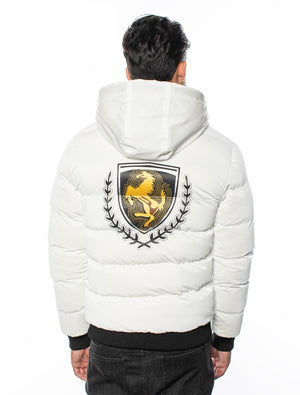 VJF-1 Urban Flex Men's Detachable Hood Puffy Jacket 12 PACK