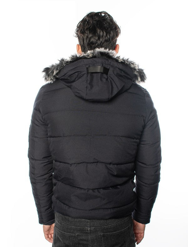 VPJ-12 Comfort Hooded Puffy Jacket for Men 6 PACK