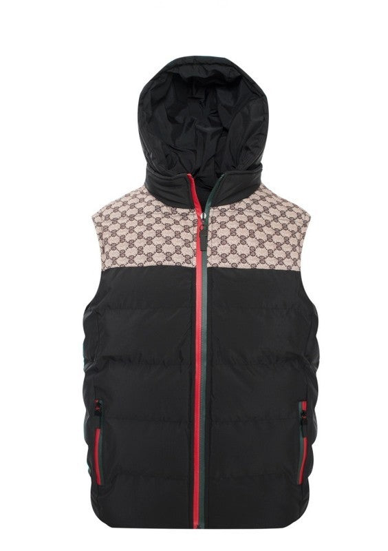 GGV-2 Reversible VIP Men's Vest with Detachable Hood - 6 PACK