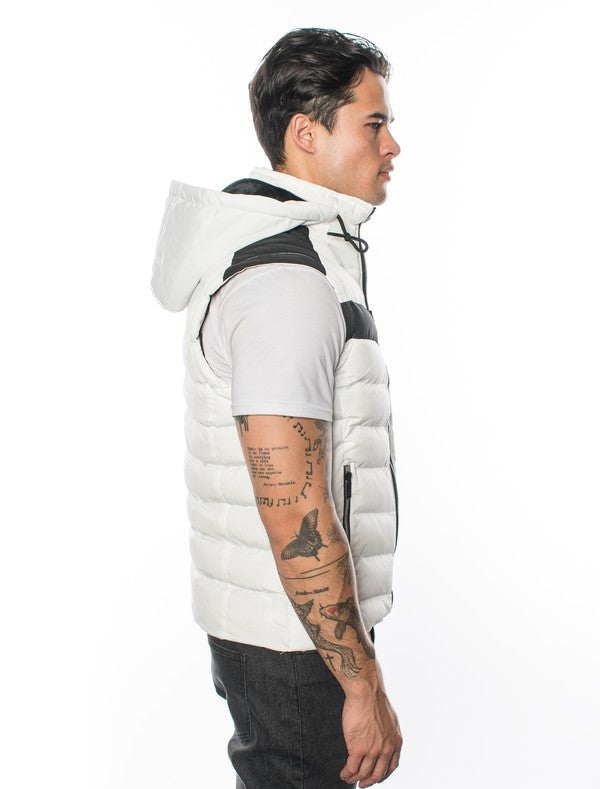 VP-2 City Chic VIP Men's Vest with Detachable Hood - 6 PACK