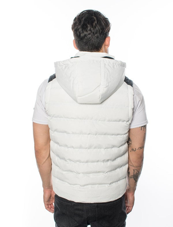 VP-2 City Chic VIP Men's Vest with Detachable Hood - 6 PACK