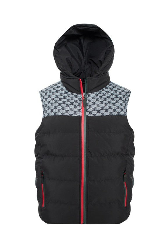 GGV-2 Reversible VIP Men's Vest with Detachable Hood - 6 PACK
