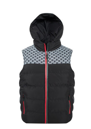 GGV-2 Reversible VIP Men's Vest with Detachable Hood - 6 PACK