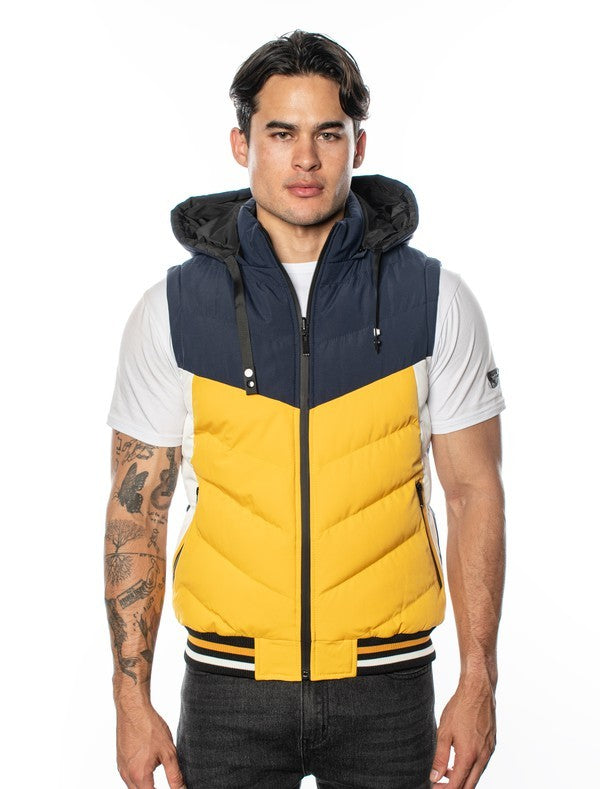 Navy/Yellow/White