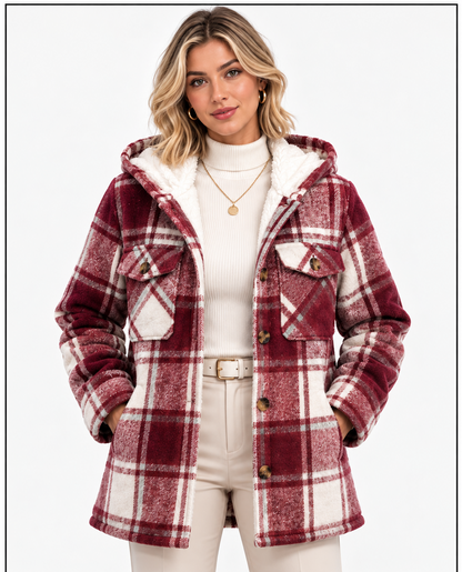 JL-2501 WOMEN'S PLAID JACKET - PER PREPACK