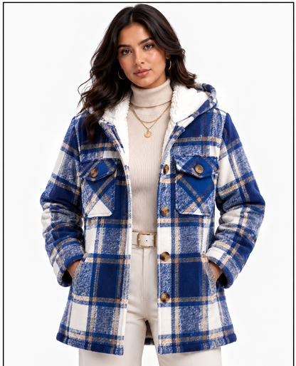 JL-2501 WOMEN'S PLAID JACKET - PER PREPACK