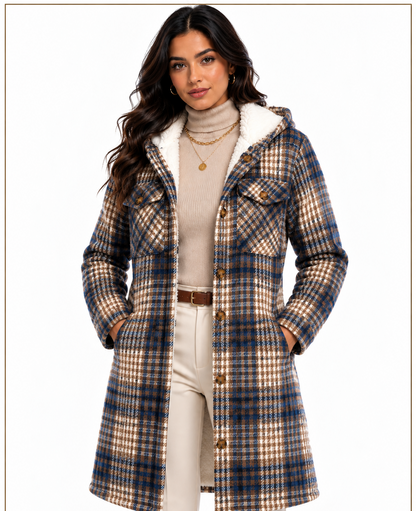 JL-2502 WOMEN'S PLAID JACKET - PER PREPACK