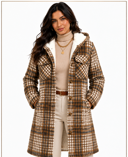 JL-2502 WOMEN'S PLAID JACKET - PER PREPACK