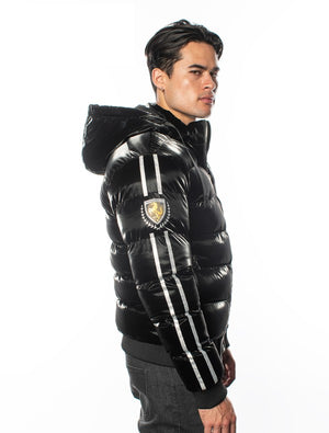 VJF-1 Urban Flex Men's Detachable Hood Puffy Jacket 12 PACK