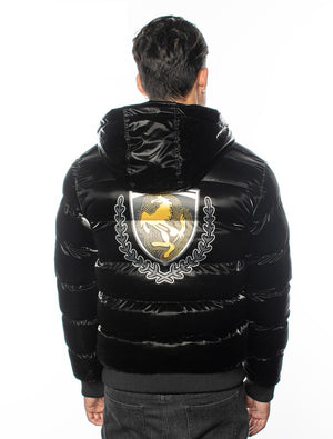 VJF-1 Urban Flex Men's Detachable Hood Puffy Jacket 12 PACK