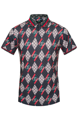 GGP-41 Geometric Elegance Polo