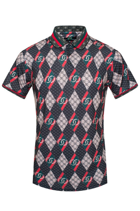 GGP-41 Geometric Elegance Polo