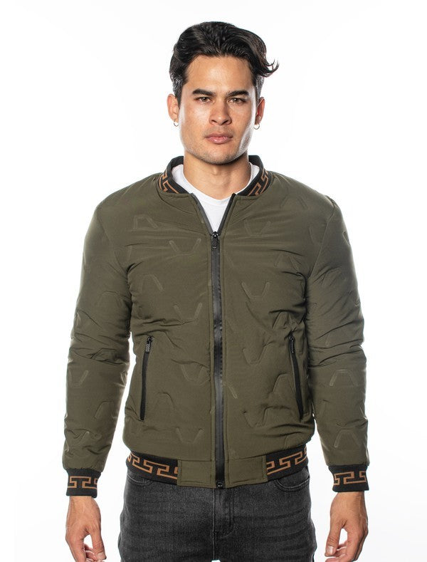 Finelylove Mens Military Tactical Jacket Buckle & Zip Up