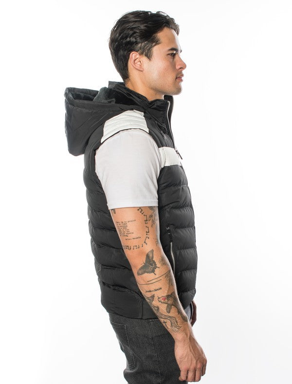 VP-2 City Chic VIP Men's Vest with Detachable Hood - 6 PACK
