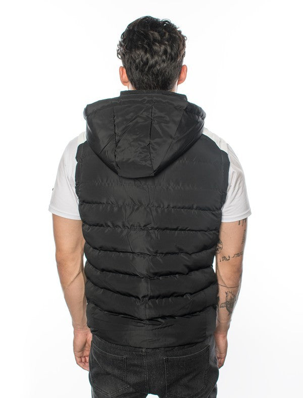 VP-2 City Chic VIP Men's Vest with Detachable Hood - 6 PACK