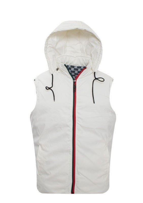 GGV-2 Reversible VIP Men's Vest with Detachable Hood - 6 PACK