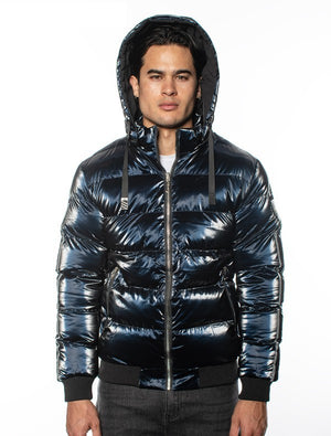 VJF-1 Urban Flex Men's Detachable Hood Puffy Jacket 12 PACK