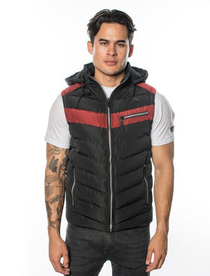 VP-2 City Chic VIP Men's Vest with Detachable Hood - 6 PACK