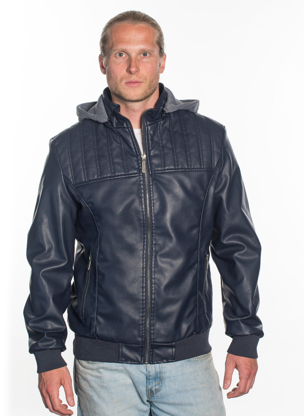 Navy/Charcoal Hood