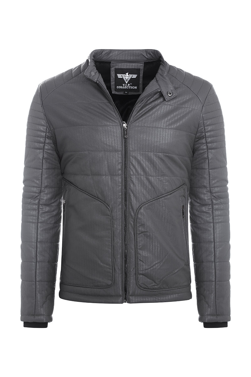 BJV-02  VIP WAXY PU JACKET