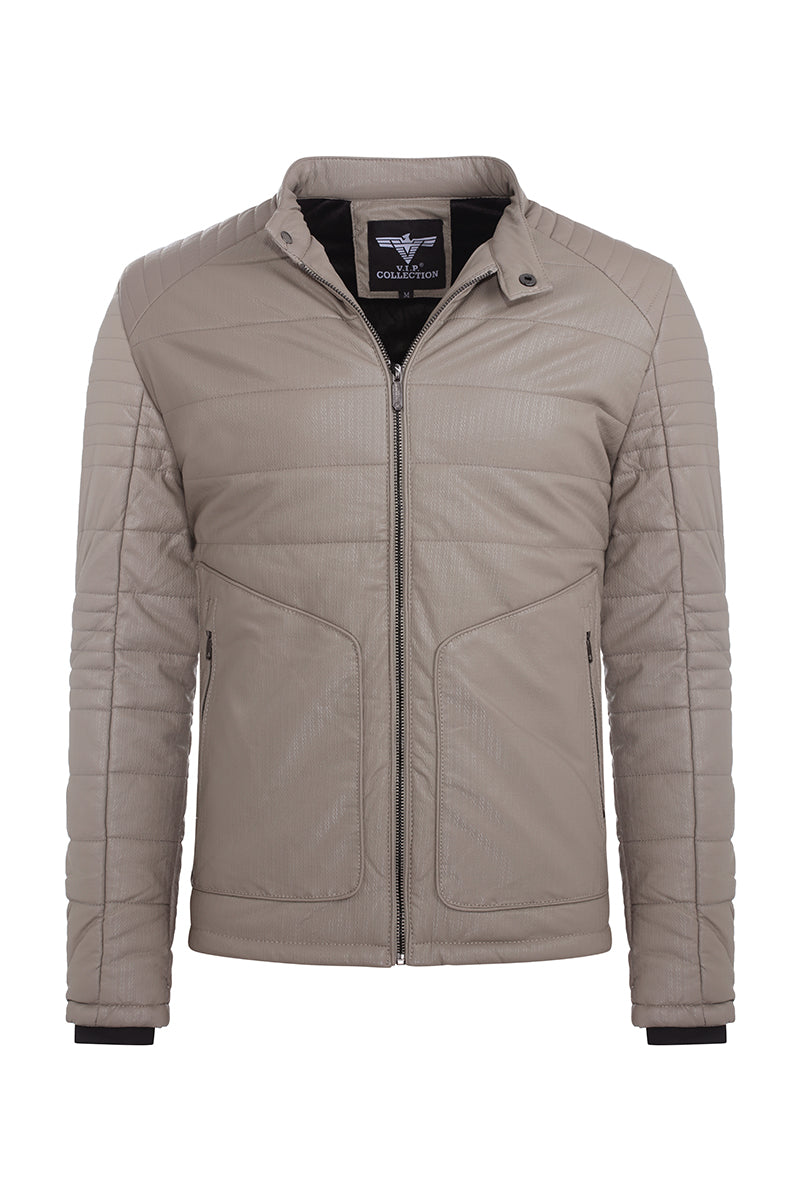 BJV-02  VIP WAXY PU JACKET