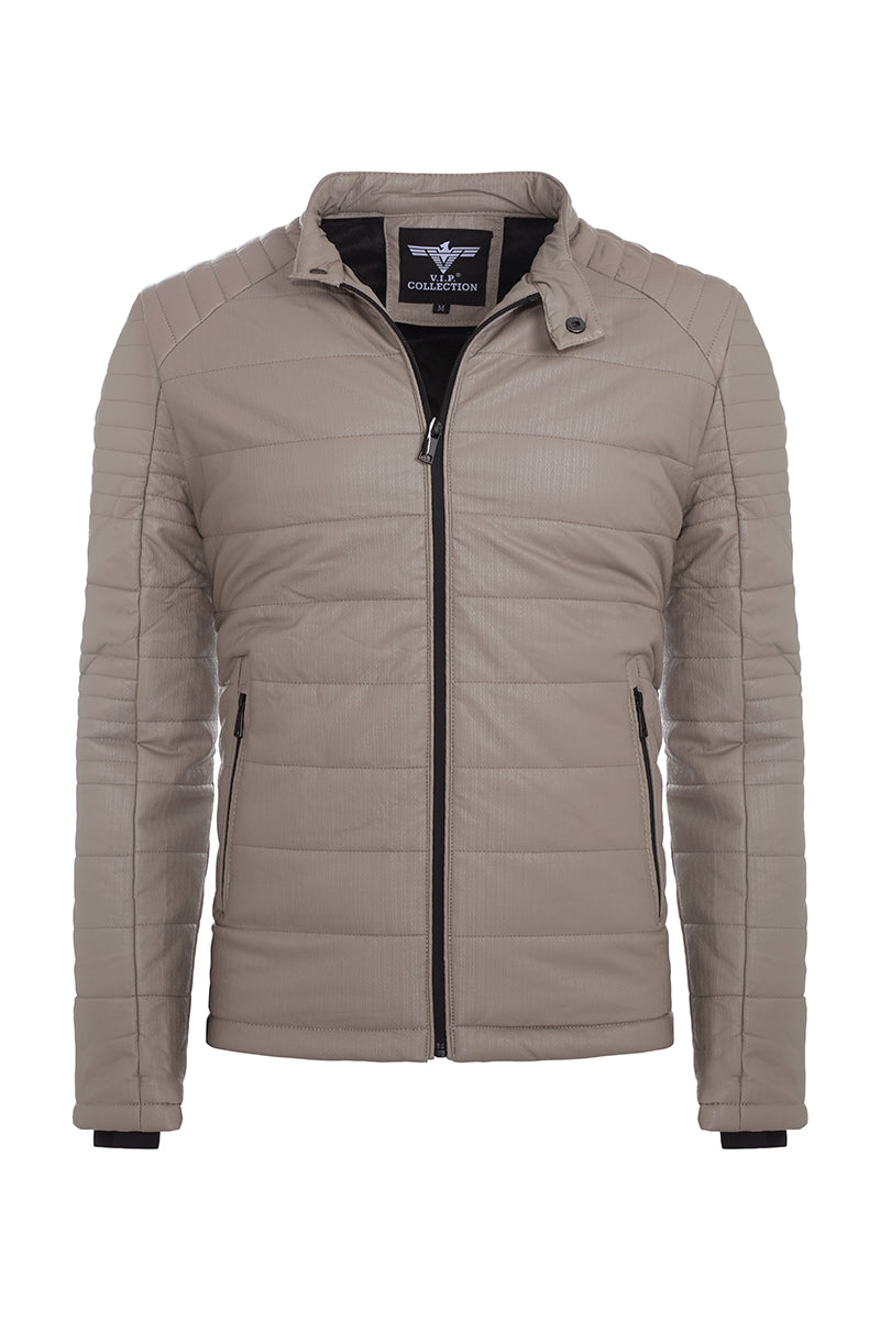 BJV-04  VIP WAXY PU JACKET