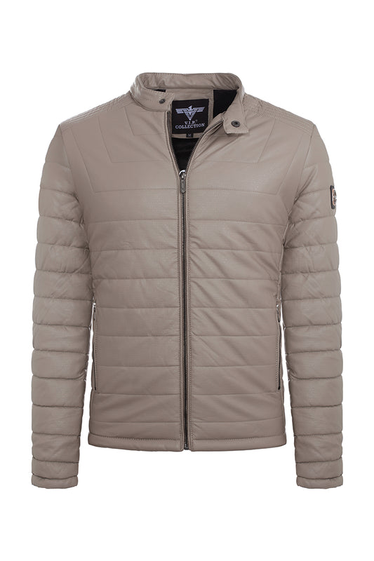 BJV-08  VIP WAXY PU JACKET- PER PREPACK