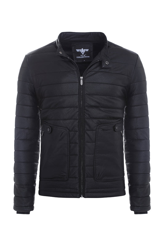 BJV-09  VIP WAXY PU JACKET- PER PREPACK