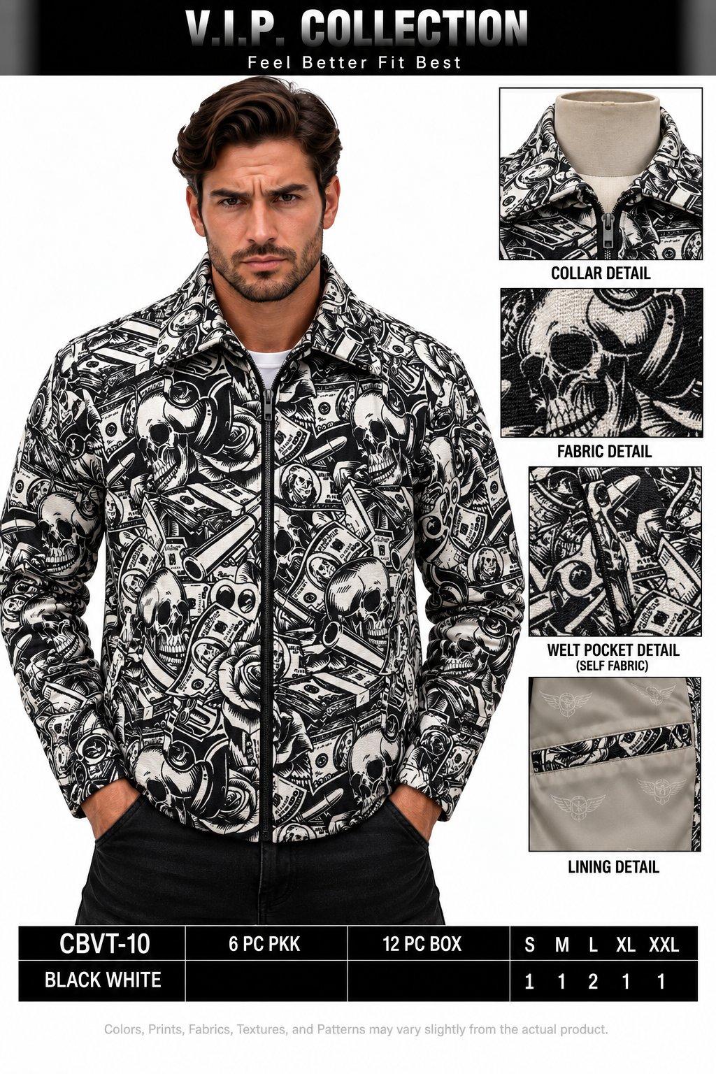 CBVT-10 MEN'S FASHION TAPESTRY JACKET