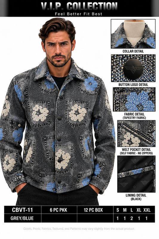 CBVT-11 MEN'S FASHION TAPESTRY JACKET