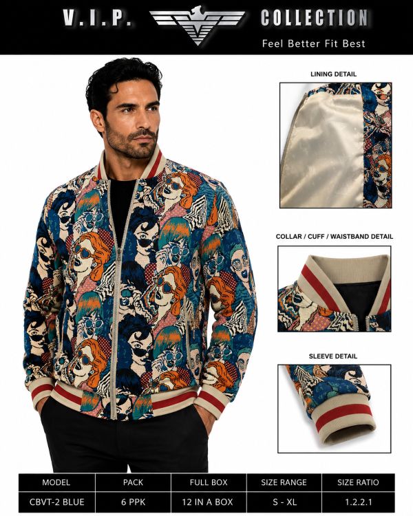 CBVT-2 MEN'S FASHION TAPESTRY JACKET