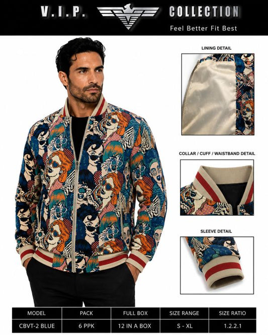 CBVT-2 MEN'S FASHION TAPESTRY JACKET