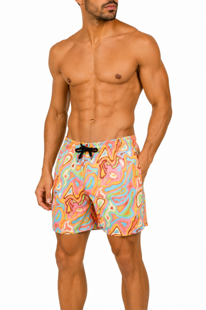 SS-1028 PRINTED SWIM SHORTS 12 PACK
