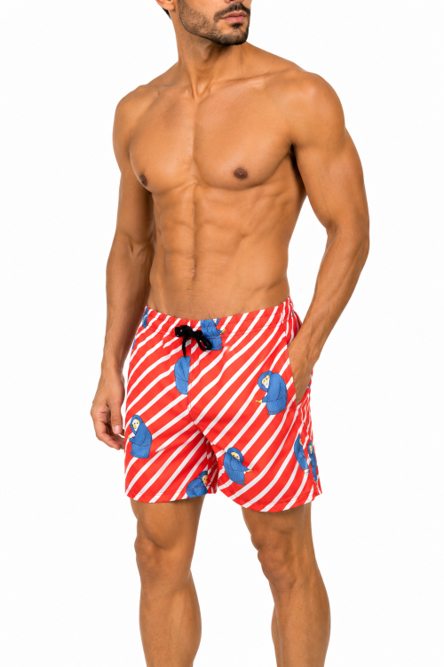 SS-1033 PRINTED SWIM SHORTS 12 PACK