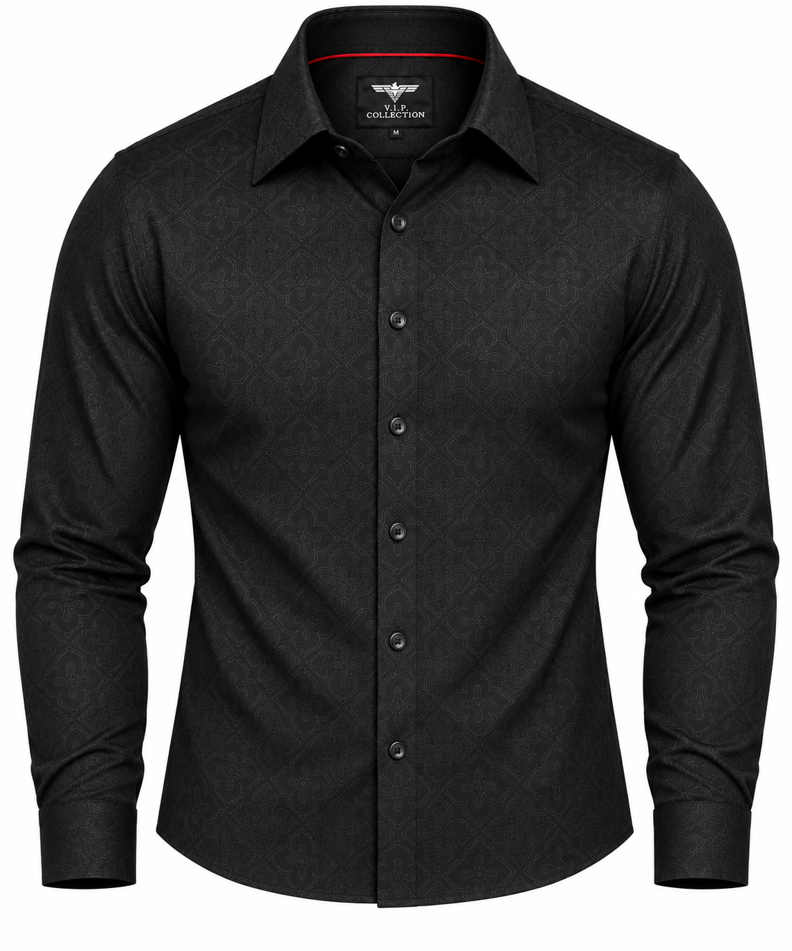 VELW-05 VIP FANCY LS EMBOSSED SHIRT