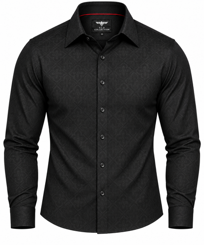 VELW-05 VIP FANCY LS EMBOSSED SHIRT