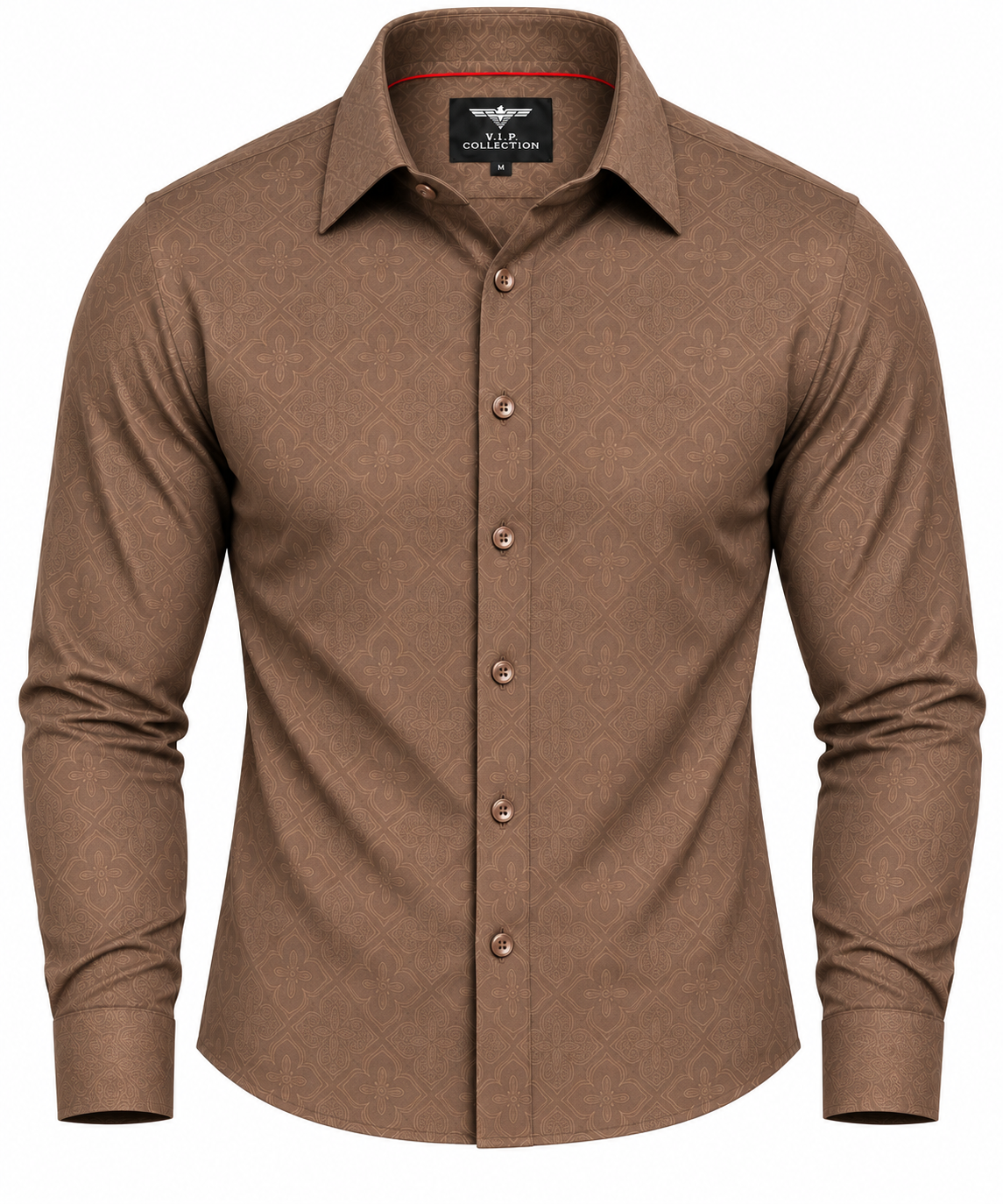 VELW-05 VIP FANCY LS EMBOSSED SHIRT