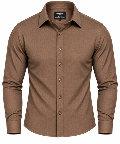 VELW-05 VIP FANCY LS EMBOSSED SHIRT
