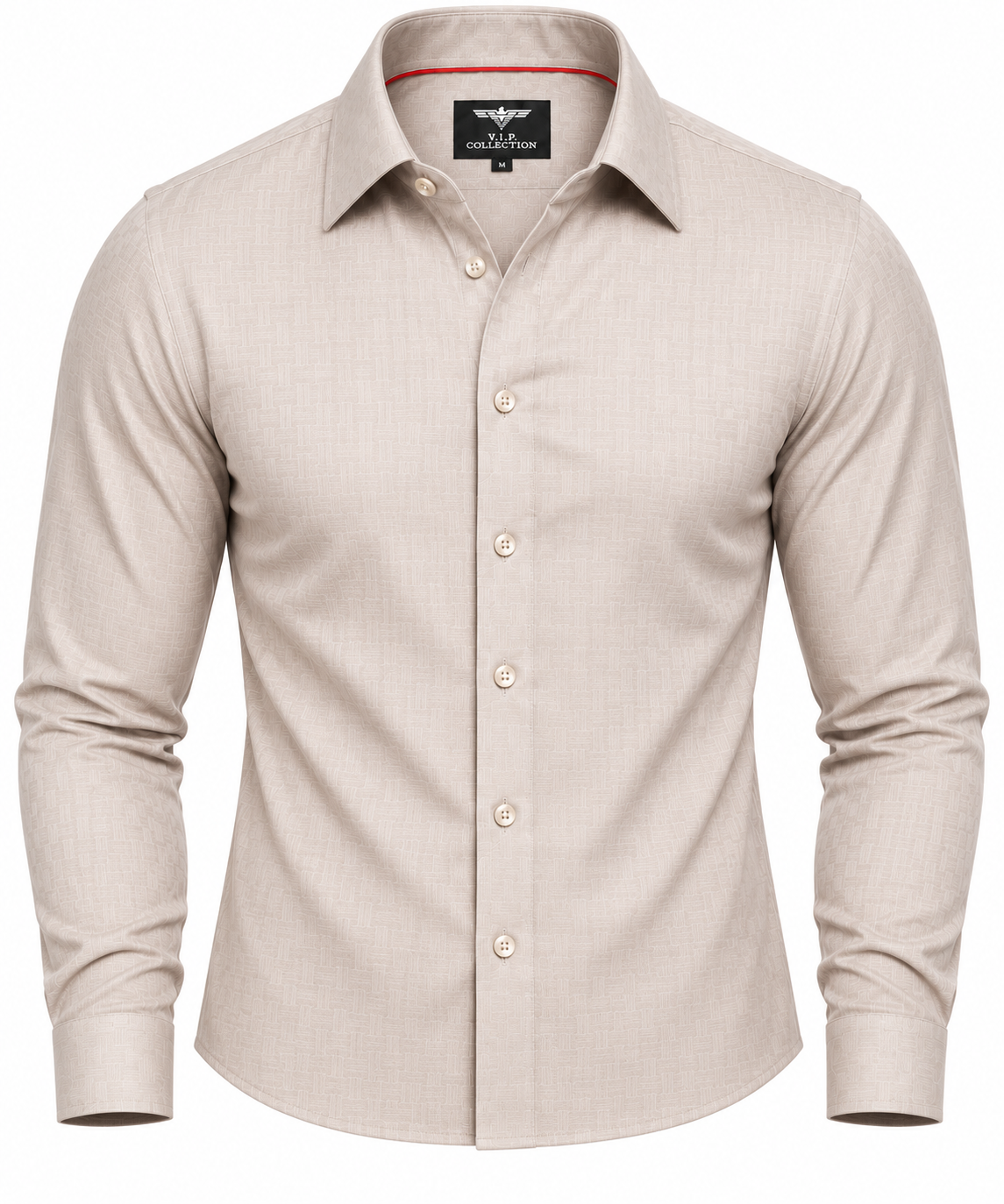 VELW-06 VIP FANCY LS EMBOSSED SHIRT