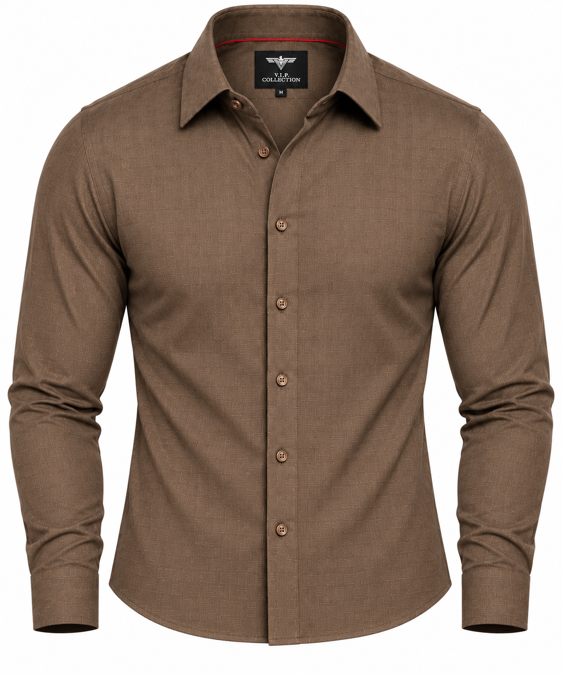 VELW-06 VIP FANCY LS EMBOSSED SHIRT