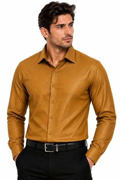 VELW-08 VIP FANCY LS EMBOSSED SHIRT