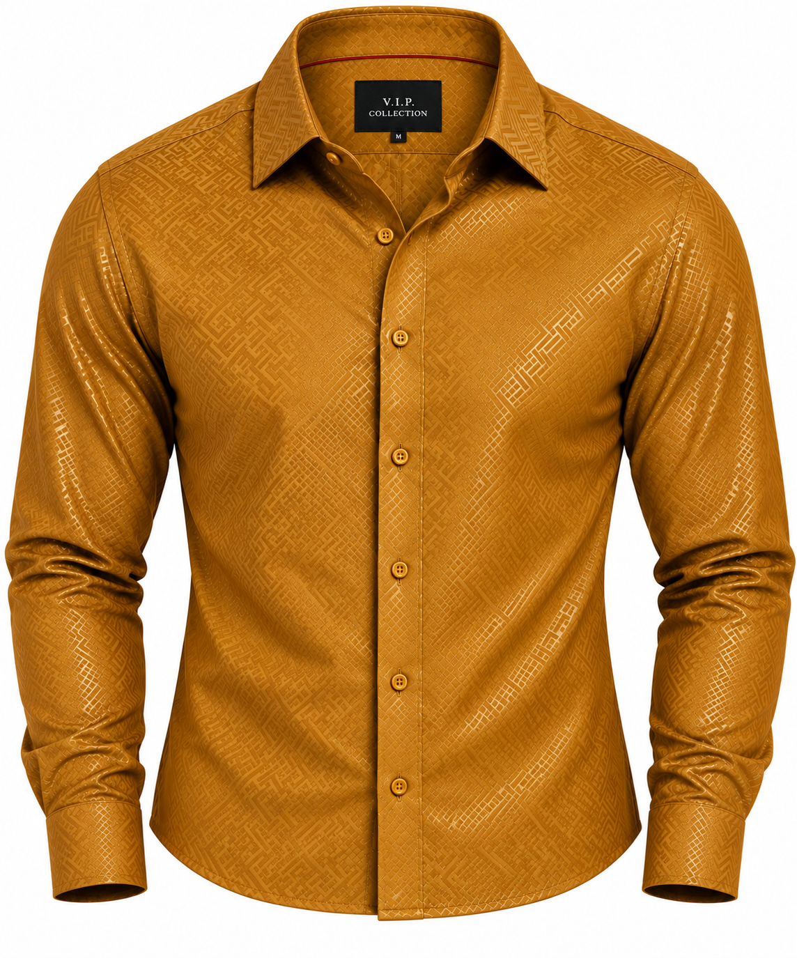 VELW-08 VIP FANCY LS EMBOSSED SHIRT
