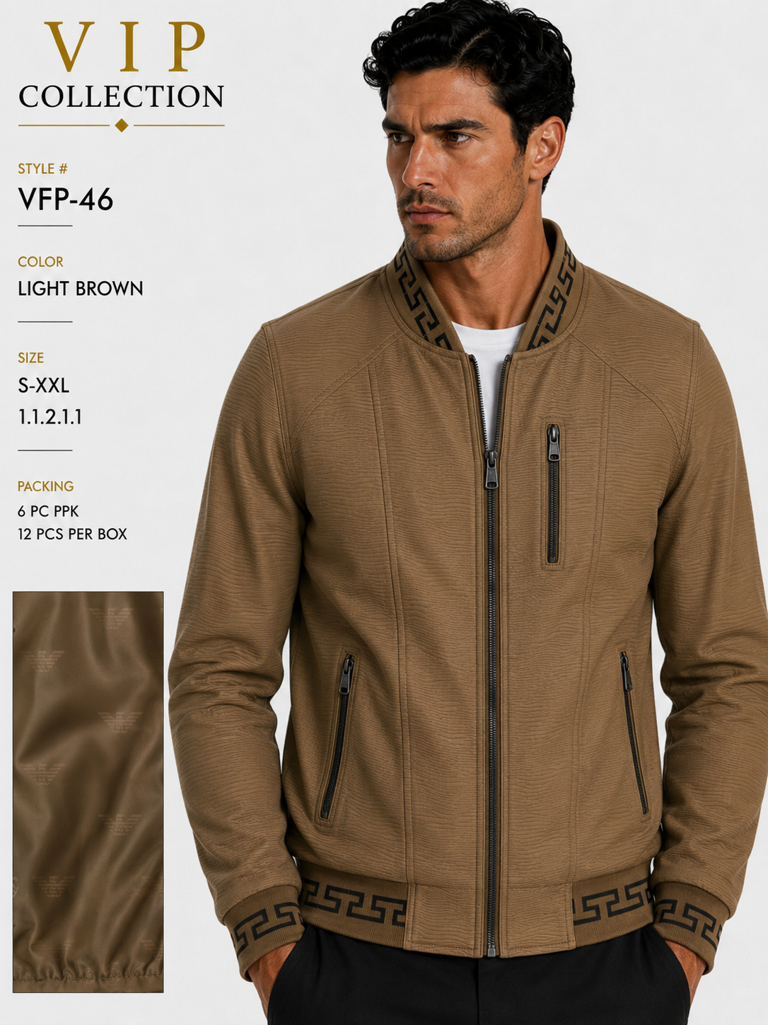 VFP-46  VIP COLLECTION JACKET- PER PREPACK